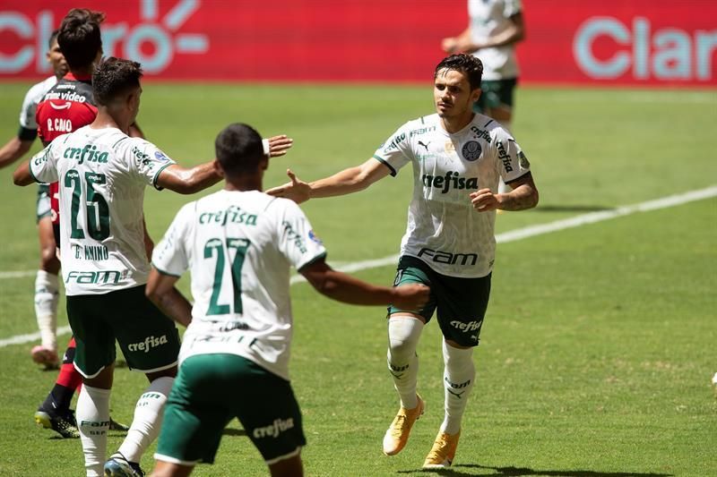 El Palmeiras busca ampliar su ventaja como líder con visita del Fluminense