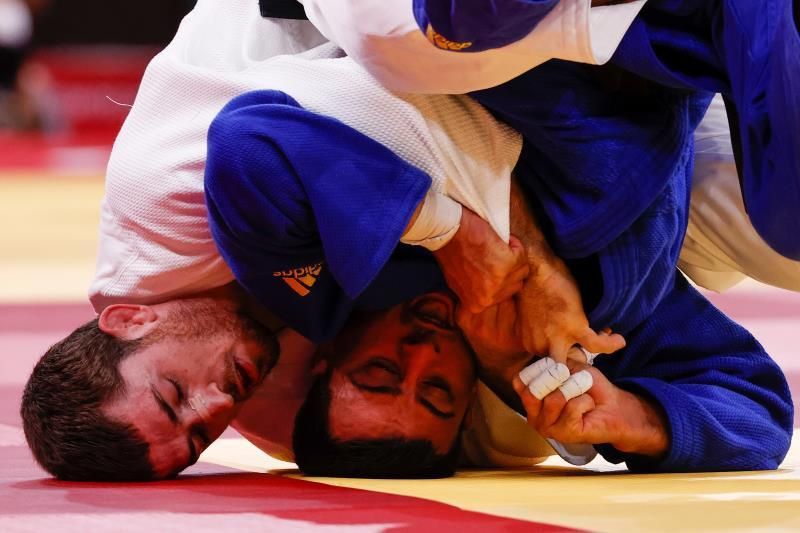 El judoca español Alberto Gaitero cae en la primera ronda