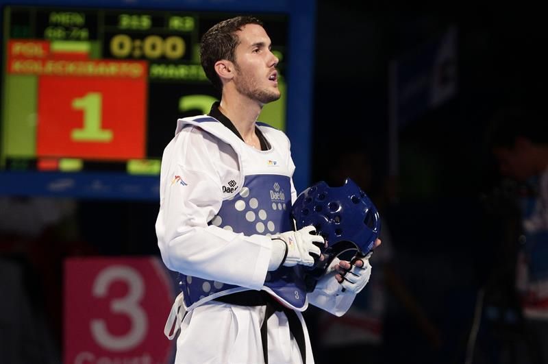 Raúl Martínez cae en octavos de final de taekwondo ante el croata Toni Kanaet
