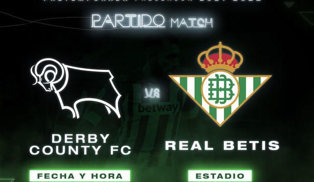 Horario y dónde ver en TV y online el Derby County - Real Betis, el tercer partido de pretemporada