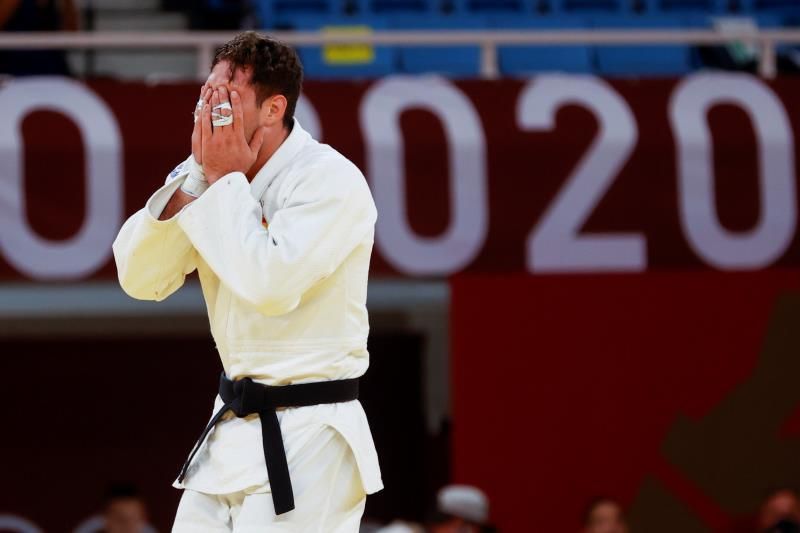 La amarga caída del favorito del judo español Sherazadishvili: "Estoy dolido"