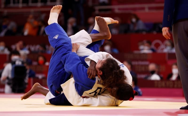 La judoca María Bernabéu ante la derrota: "es un momento de agradecer"