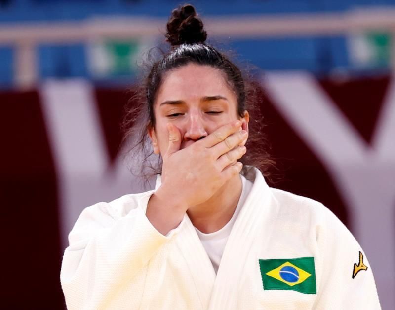 La judoca brasileña Mayra Aguiar conquista su tercer bronce olímpico en Tokio