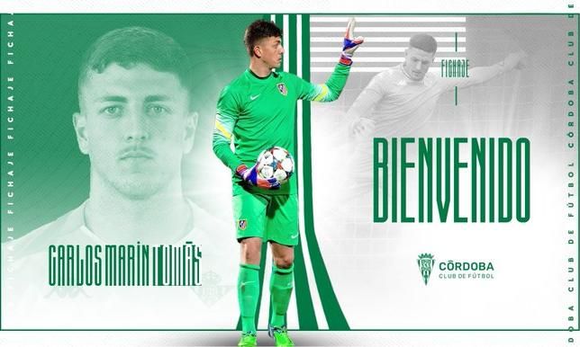 El portero Carlos Marín cambia el verdiblanco del Betis por el blanquiverde
