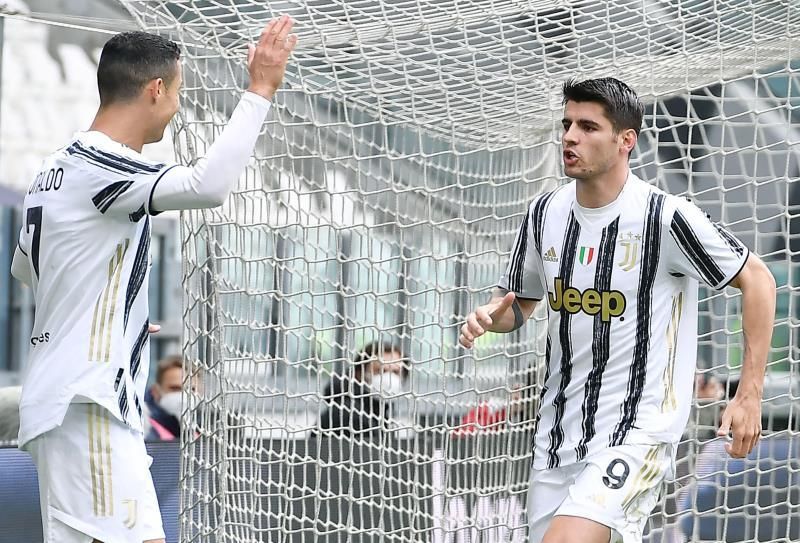 Morata y Bentancur vuelven al trabajo con el Juventus