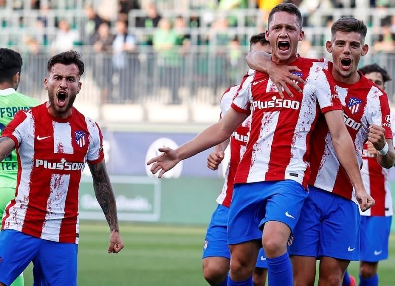 1-2. Garcés y Sánchez desatascan al Atlético en Wolfsburgo