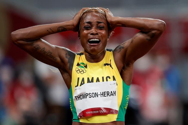 Elaine Thomson reina de la velocidad en un triplete jamaicano