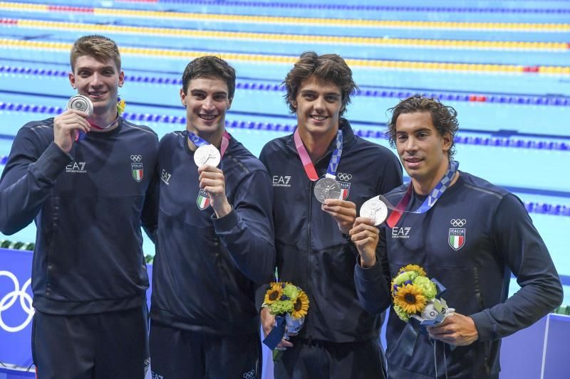 Roban los "recuerdos" olímpicos de un nadador italiano plata en Tokio