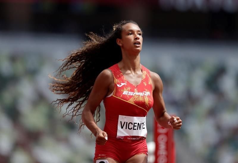 María Vicente comienza el heptatlón con 13.44 en 100 m vallas
