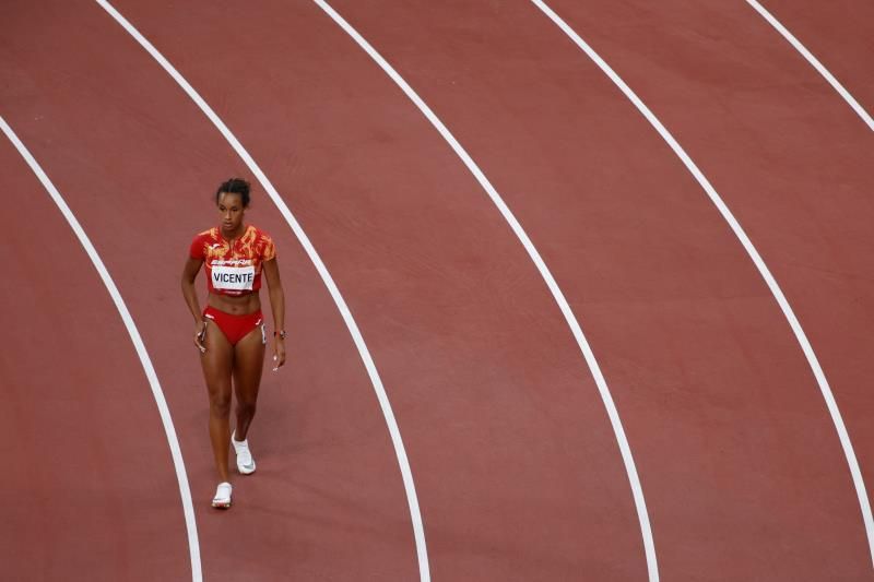 María Vicente, duodécima el primer día del heptatlon y la mejor en 200