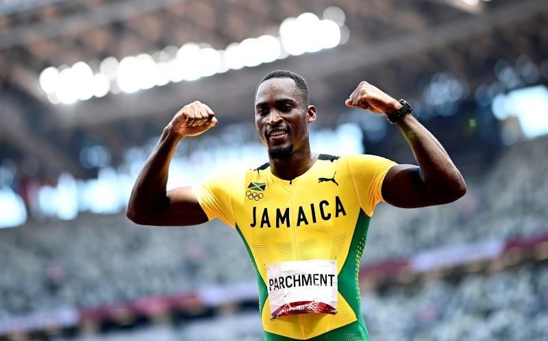 El jamaicano Parchment bate al favorito Holloway en 110 m vallas