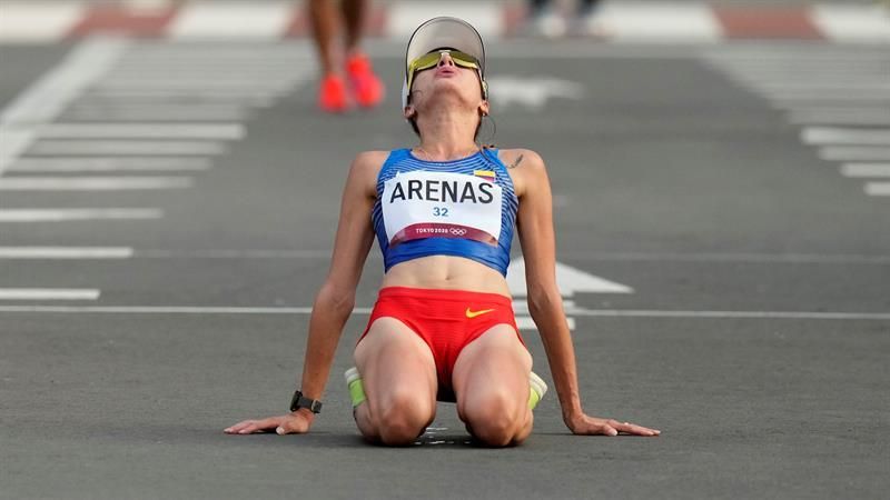 Colombia celebra la sorpresiva medalla de plata de Lorena Arenas en los 20 km marcha