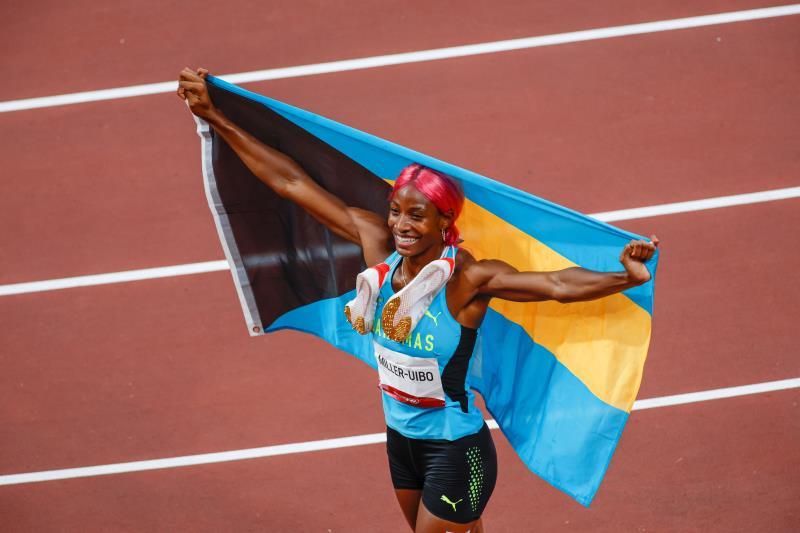 Shaunae Miller-Uibo retiene su corona en 400 metros, Felix suma y sigue