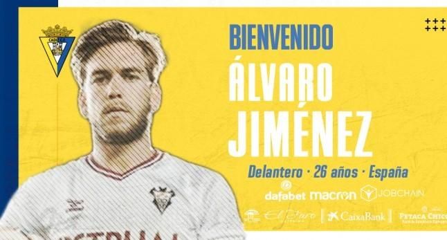 Álvaro Jiménez, nuevo fichaje del Cádiz CF
