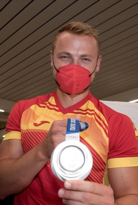 Homenaje a Marcus Cooper Walz a su llegada a Palma: "Enhorabuena campeón"