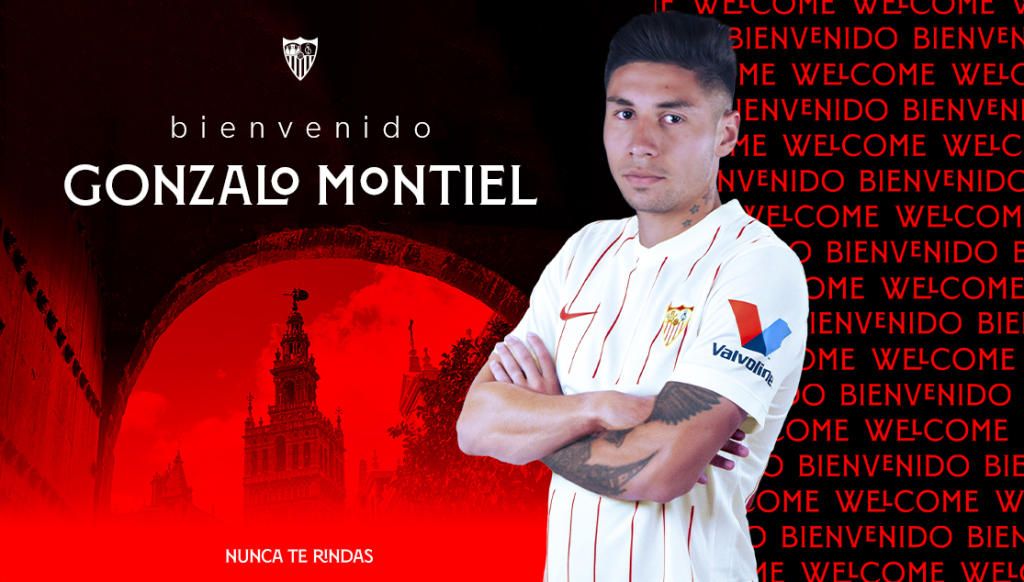 OFICIAL: Montiel, nuevo jugador del Sevilla FC
