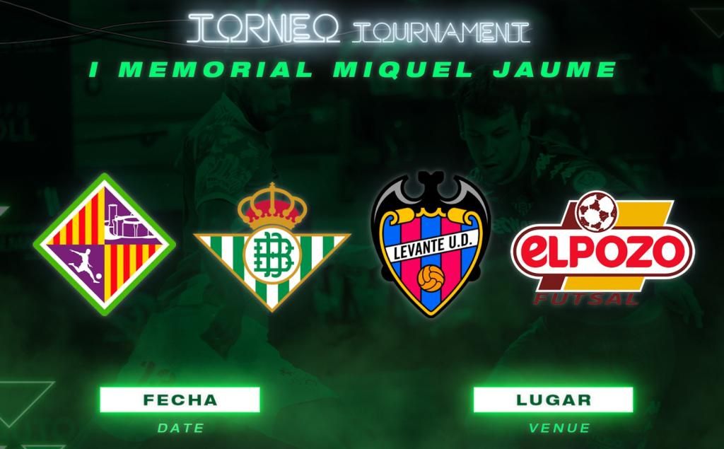 Betis, Palma Futsal, ElPozo y Levante se enfrentarán en un cuadrangular