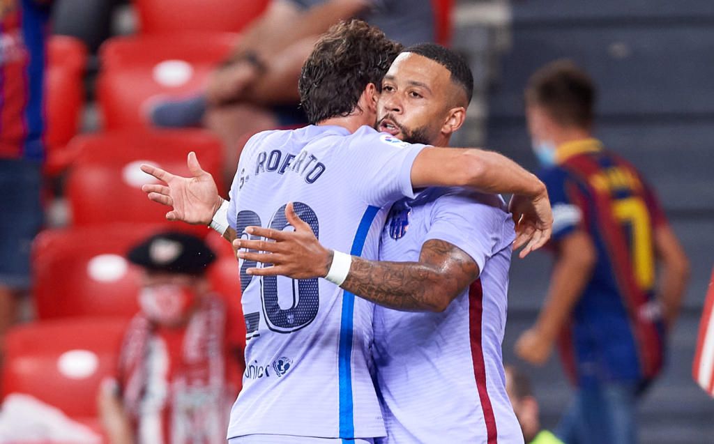 Athletic 1-1 Barcelona: Memphis rescata un punto