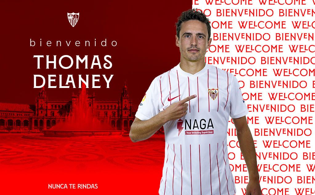 Oficial: Delaney, el sexto refuerzo del Sevilla 21/22