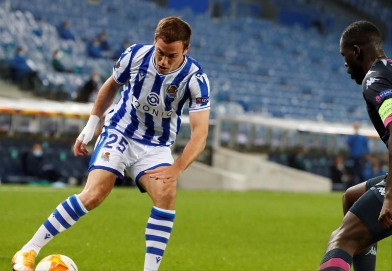 El delantero de la Real Sociedad Jon Bautista, cedido al Leganés