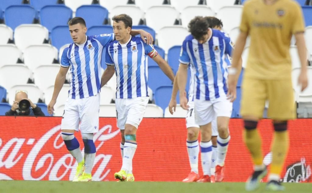 1-0: El gol de Barrenetxea vale a la Real para doblegar al Levante