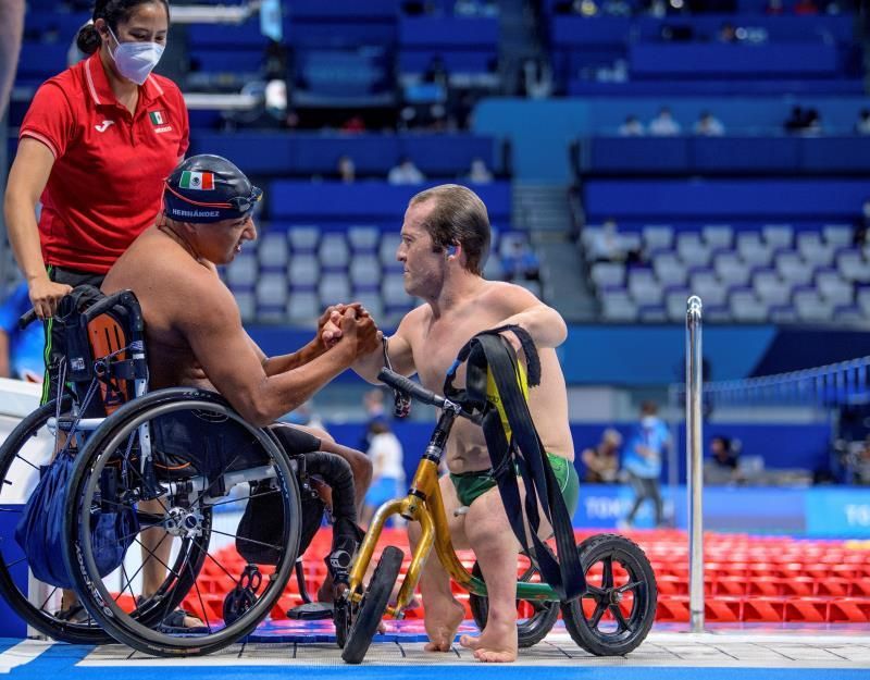 El mexicano Jesús Hernández, campeón paralímpico de natación