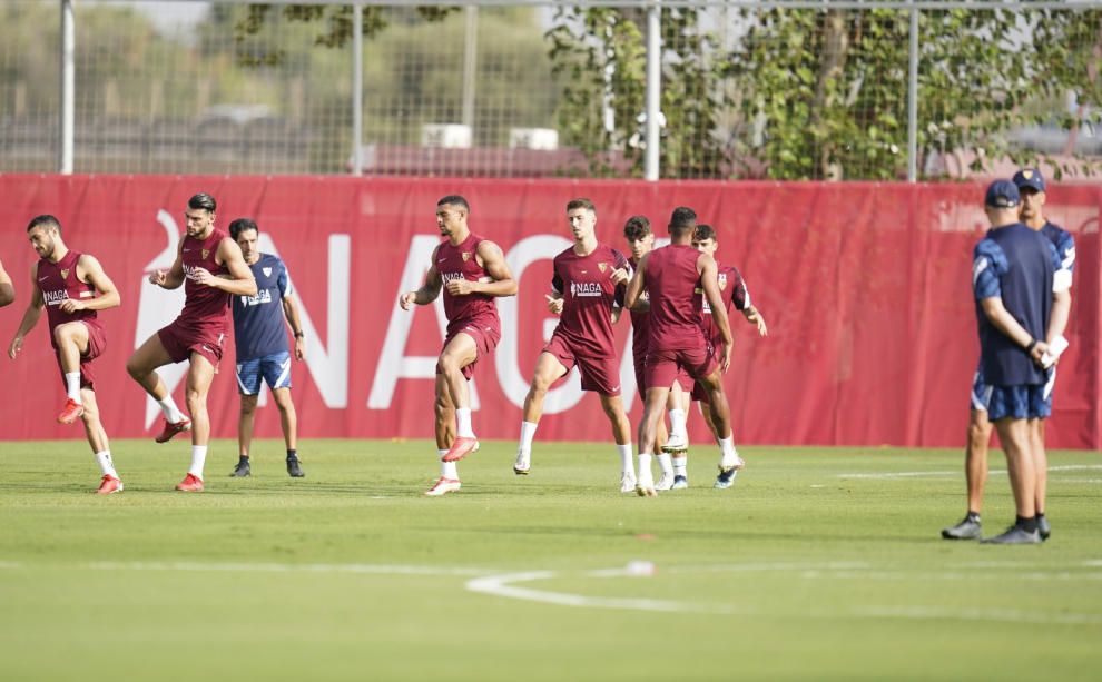 Penúltima sesión en el Sevilla antes de gozar de tres días de descanso