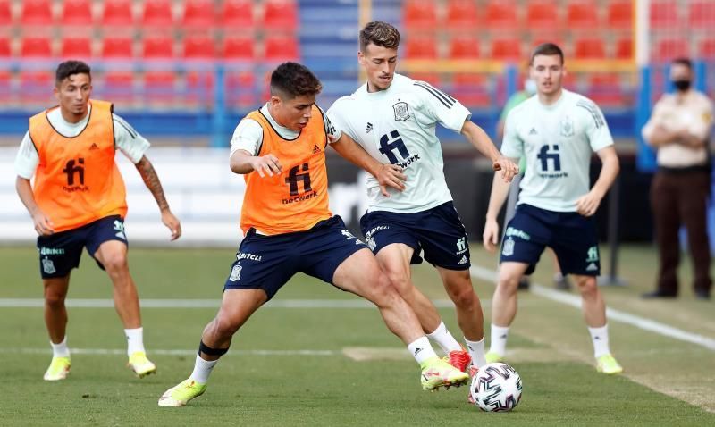 España ensaya el gol en el último entrenamiento antes de Rusia