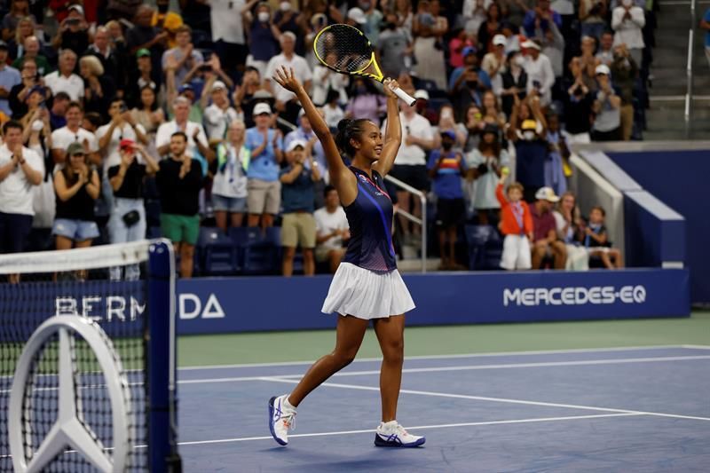 La canadiense Leylah Fernández es la nueva revelación del US Open