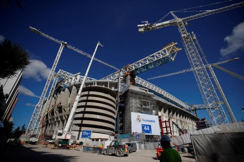 El Real Madrid ultima los detalles de la vuelta a un Santiago Bernabéu aún en obras