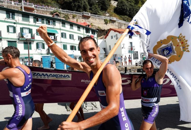 Santurtzi acaba con la hegemonía de Hondarribia en la Bandera de La Concha