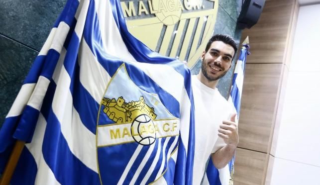 Dani Martín llora y se libera tras su primera titularidad con el Málaga CF