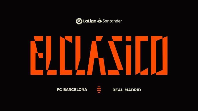 LaLiga crea un logotipo e identidad de marca para El Clásico