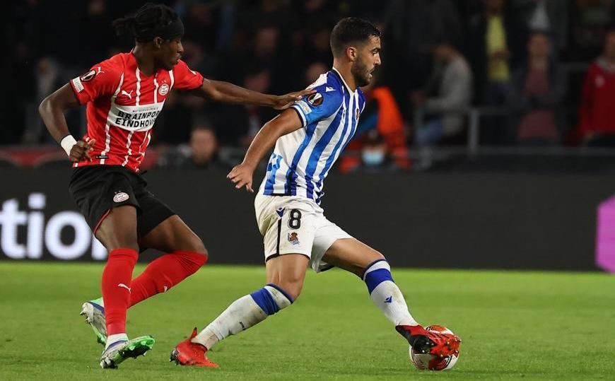 2-2: La Real Sociedad sobrevive a la batalla de Eindhoven