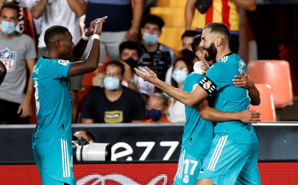 1-2: El Madrid remonta al Valencia muy cerca del final