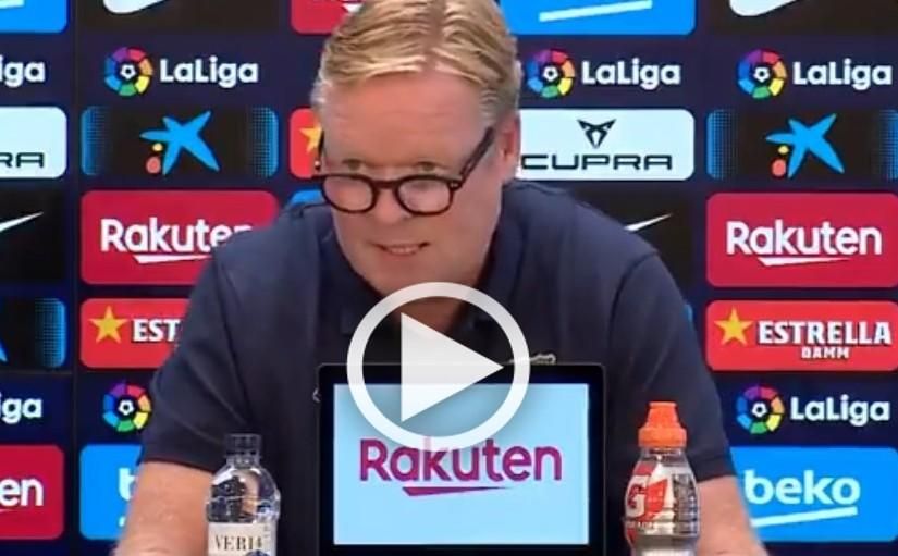 La sorprendente rueda de prensa de Koeman, previa a la visita del Barça a Cádiz