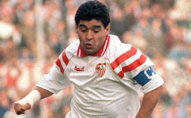 Hace 29 años, 'D10S' fichó por el Sevilla FC