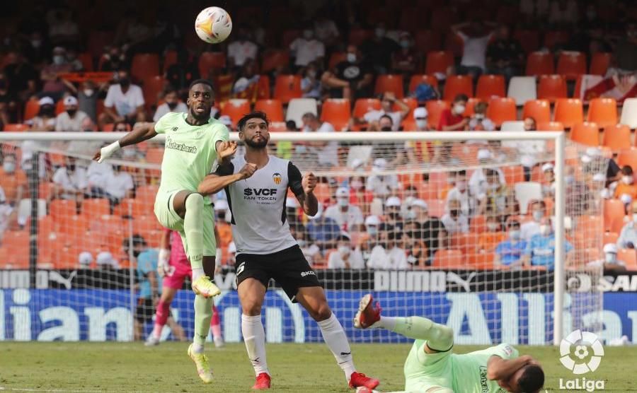 Valencia CF 1-1 Athletic Club: Los de Bordalás rescatan un punto con diez en el alargue