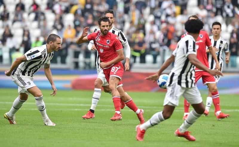 El Juventus gana 3-2 al Sampdoria, pero pierde a Dybala y Morata por lesión