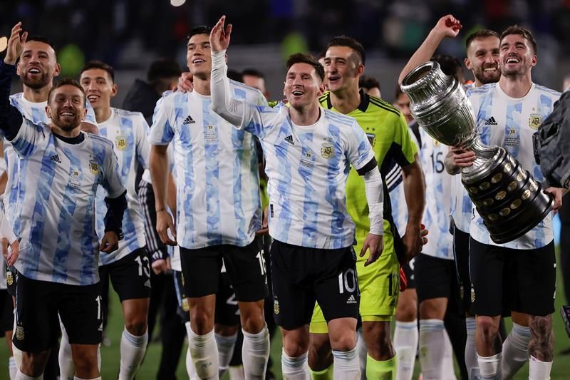 Argentina-Italia inaugurará duelos de vencedores de Eurocopa y Copa América