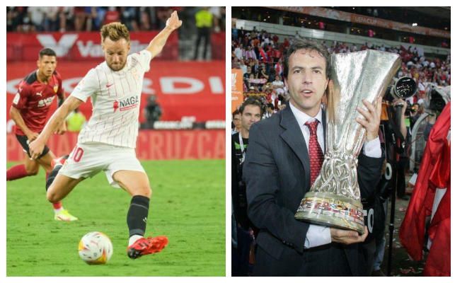 Rakitic y Cristóbal Soria, dos sevillistas ilustres en el Mundial de Globos de Ibai Llanos y Piqué