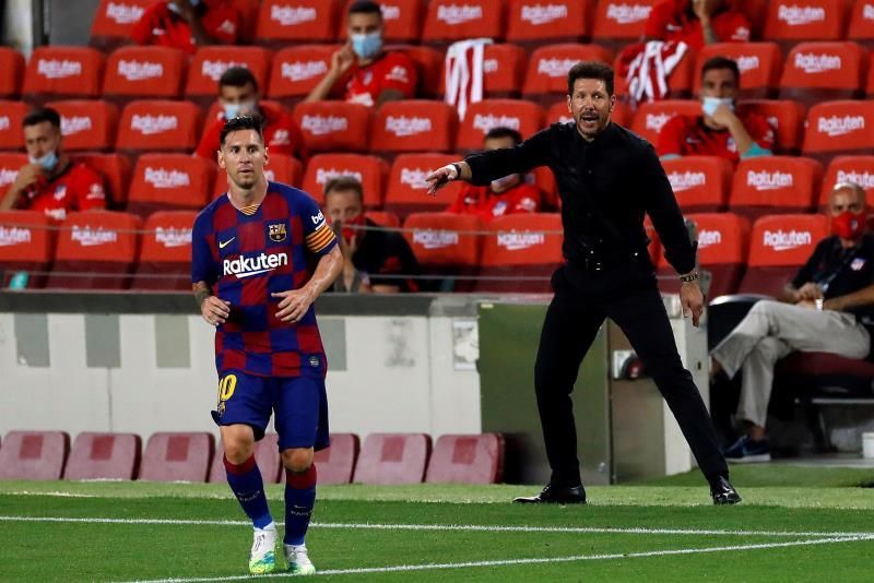 Simeone consultó a Luis Suárez si Messi querría ir al Atlético tras Barcelona