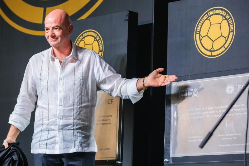 Colombia inaugura sede deportiva de su federación de fútbol en Barranquilla