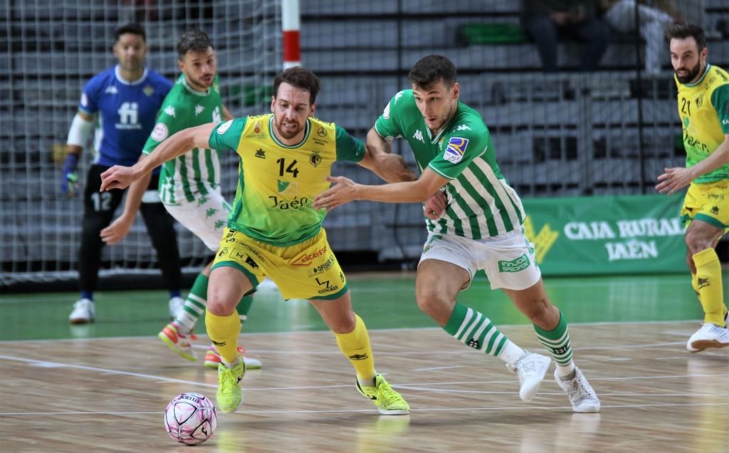 Jaén FS 2-1 Real Betis Futsal: Un poste deja a los verdiblancos sin el premio a su esfuerzo