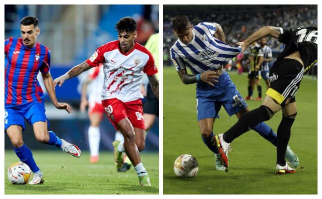 Los árbitros para el Huesca-Málaga y el Almería-Real Sociedad B