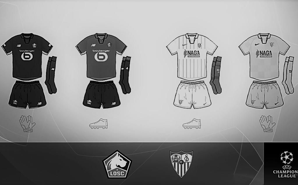 Así vestirá el Sevilla FC contra el Lille esta noche