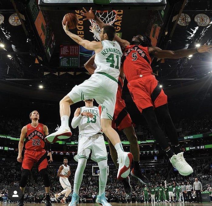 83-115: Los Raptors dan un repaso a los Celtics en el debut de Juancho Hernangómez