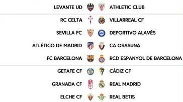 Fechas y horarios para los partidos de Sevilla FC y Real Betis de la jornada 14