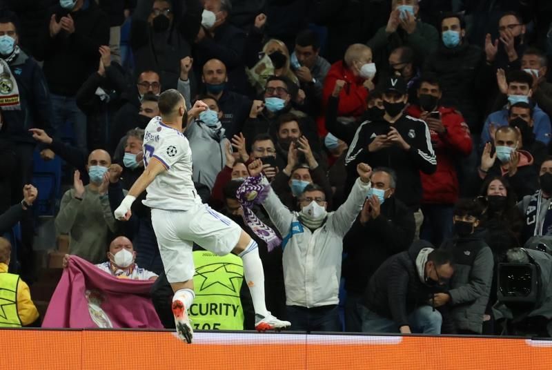 Benzema marca el gol número 1.000 del Real Madrid en Liga de Campeones