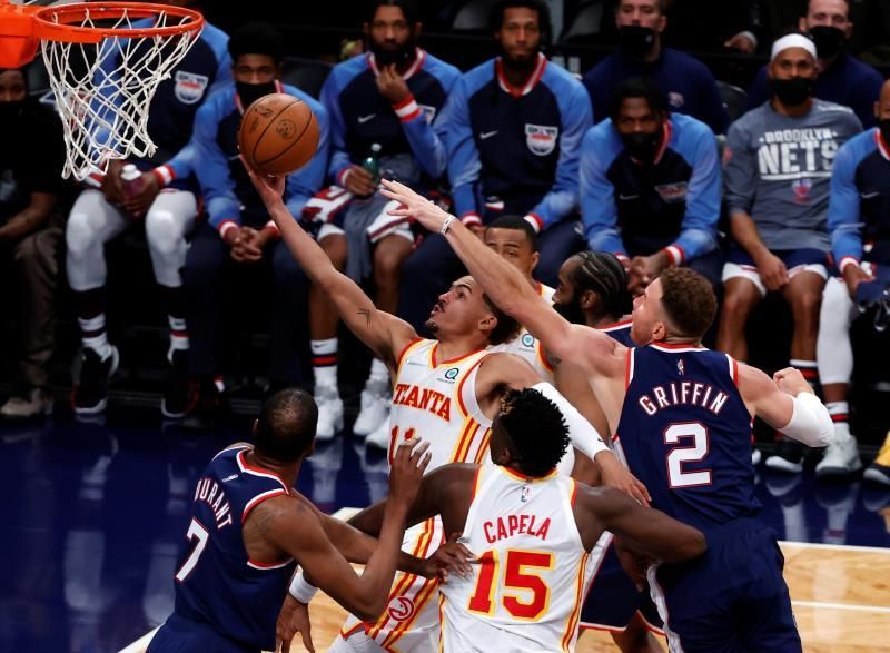 117-108. Nets suman ante Hawks su tercer triunfo consecutivo con Durant como líder
